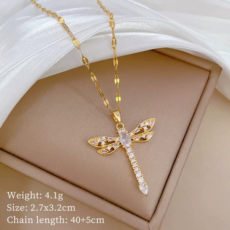 Uil Hanger Ketting met Sprankelende Zirkonia