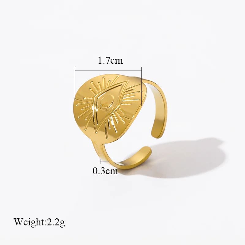 Gouden Vintage Manchetringen