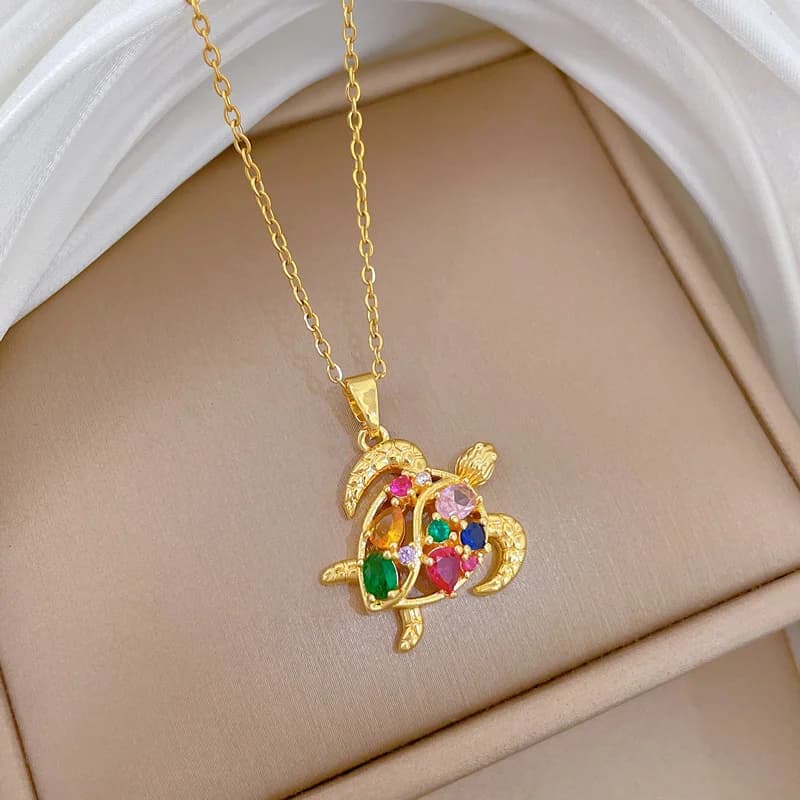Uil Hanger Ketting met Sprankelende Zirkonia