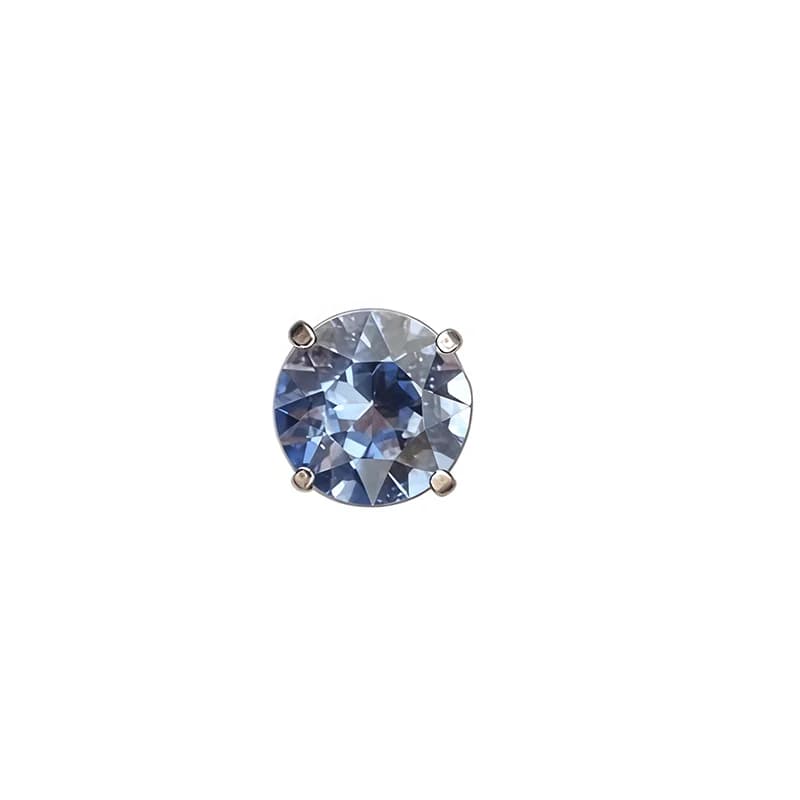Titanium Spiraal Kubische Zirkonia Helix Piercing, 16G