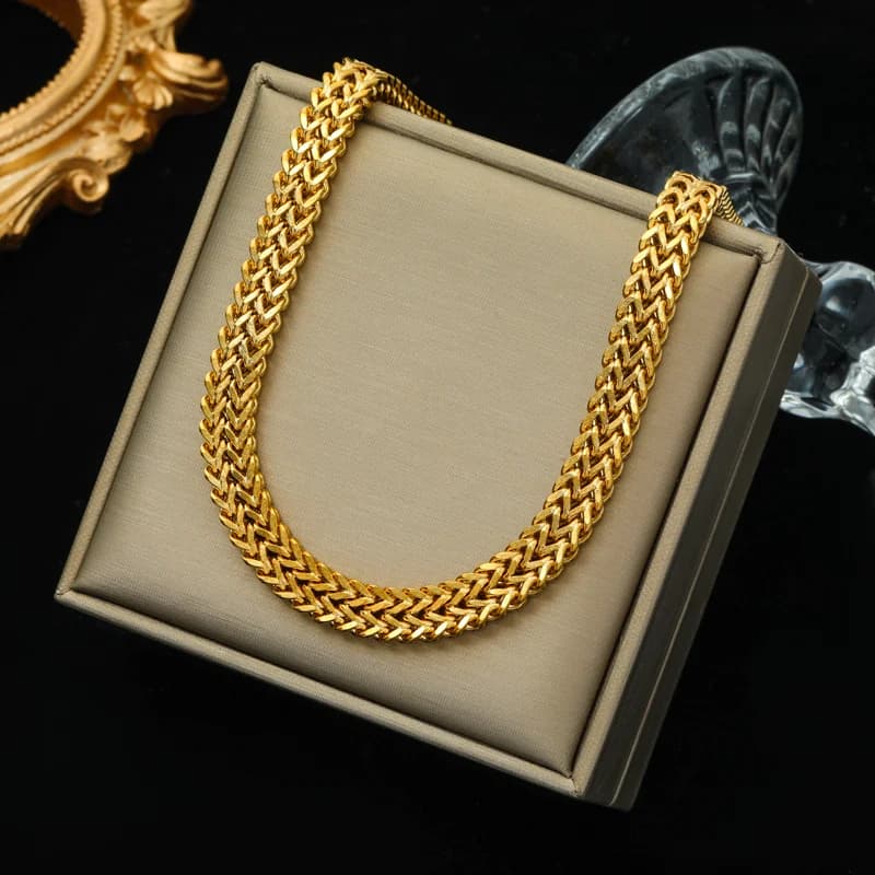 Dikke Cubaanse Ketting, Goud of Zilver