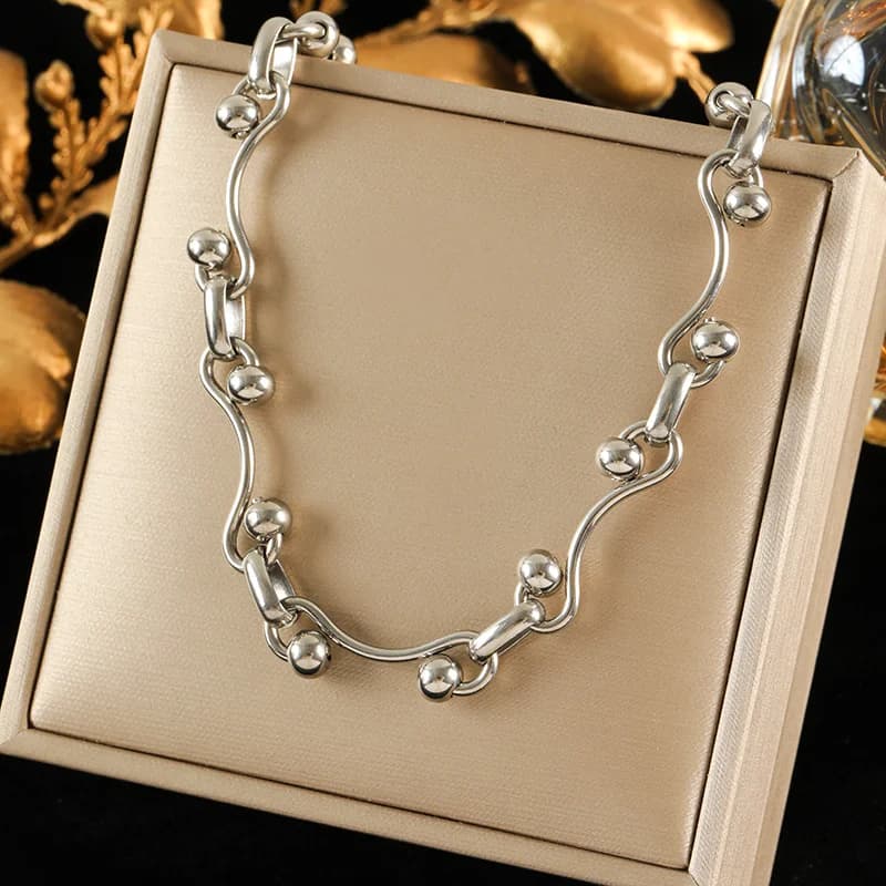 Zilveren Ketting Collier