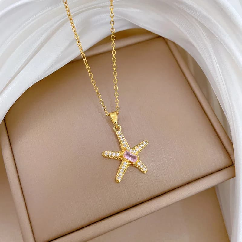 Hangerketting met sprankelend zirkoon in hartvorm
