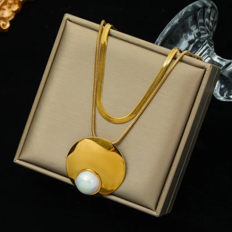 Gouden Dikke Ketting Choker Halsketting