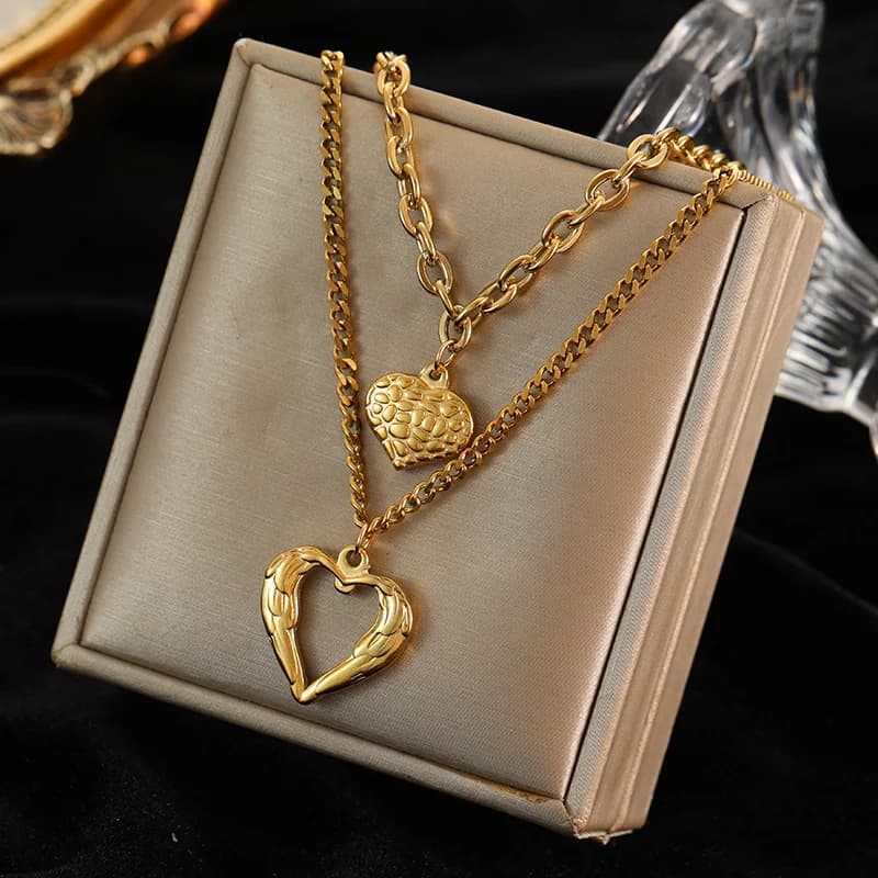 Gouden munt hanger ketting
