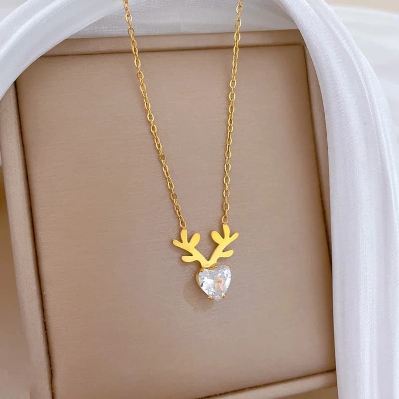 Dolfijn hanger ketting met kubieke zirkonia