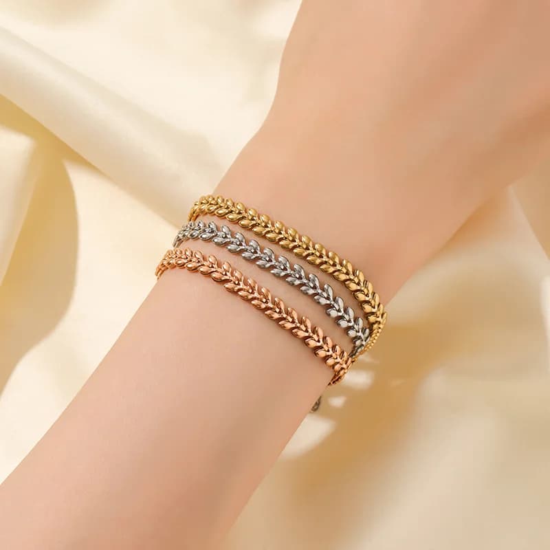 Gouden kleur bangles armband voor vrouwen