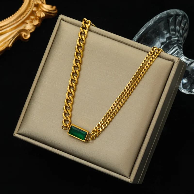 Gouden Dikke Ketting Choker Halsketting