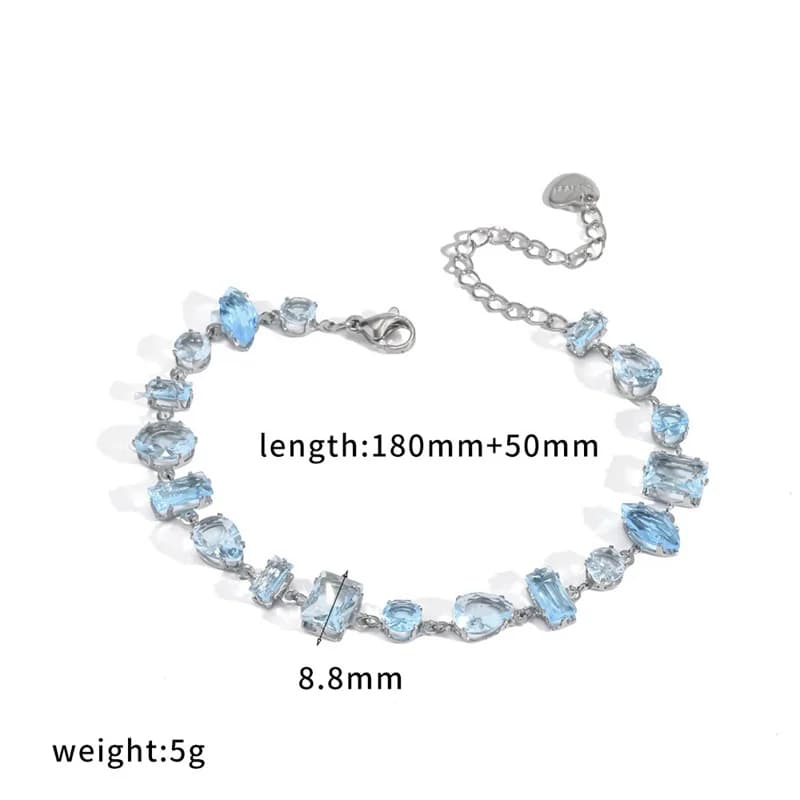 Gestructureerde metalen kralen armband